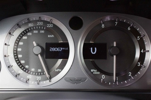 2007 Aston Martin V8 Vantage 2dr Cpe Manual