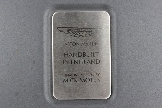 2007 Aston Martin V8 Vantage 2dr Cpe Manual