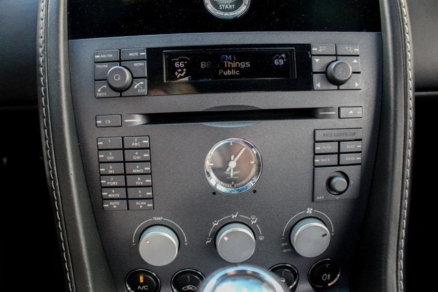2007 Aston Martin V8 Vantage 2dr Cpe Manual