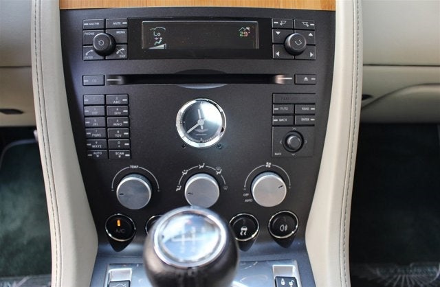 2007 Aston Martin V8 Vantage 2dr Cpe Manual
