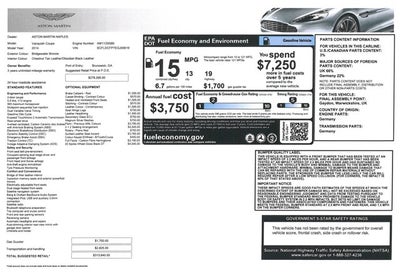 2014 Aston Martin Vanquish 2dr Cpe