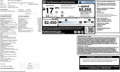 2017 Aston Martin DB11 Coupe Launch Edition