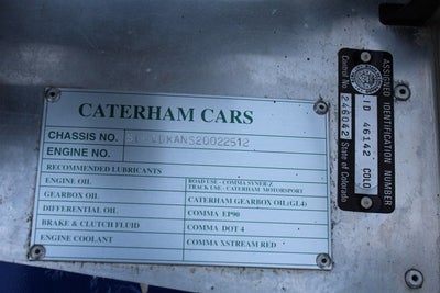 2003 Caterham Seven Clubsport
