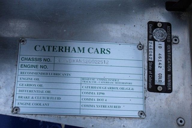 2003 Caterham Seven Clubsport