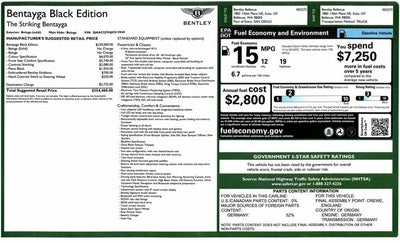 2018 Bentley Bentayga Black Edition