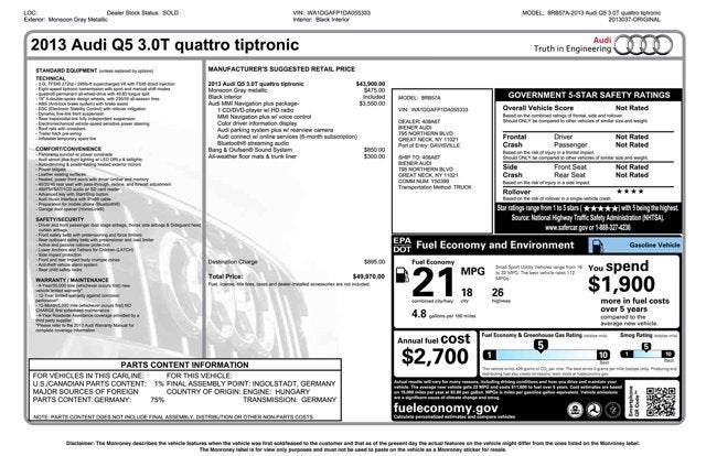 2013 Audi Q5 Premium Plus