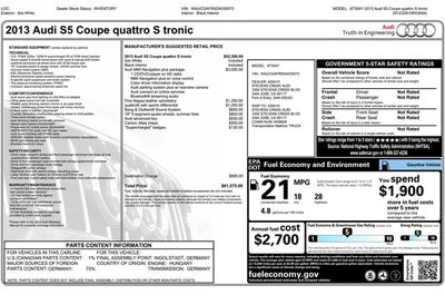 2013 Audi S5 Premium Plus