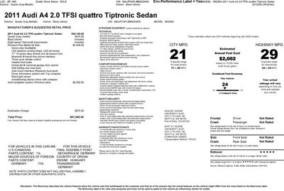 2011 Audi A4 2.0T Premium Plus