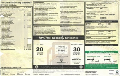 2011 BMW 5 Series 535i