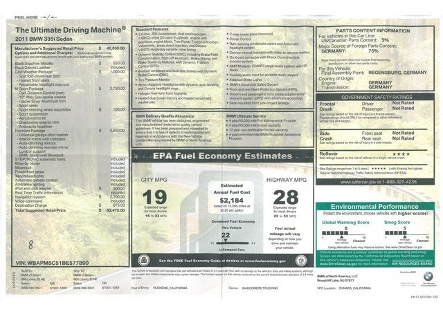 2011 BMW 335i M-Sport Sedan