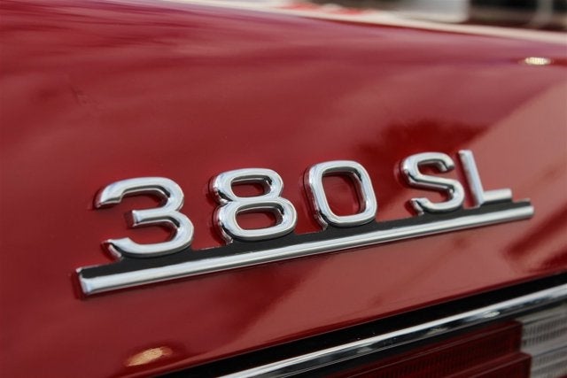 1982 Mercedes-Benz 380SL Roadster