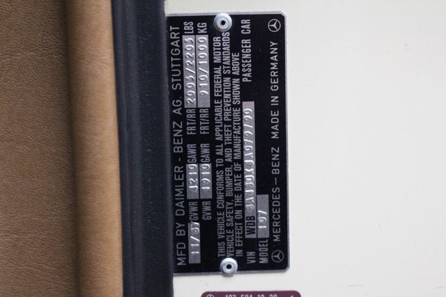 1988 Mercedes-Benz SL-Class 560SL