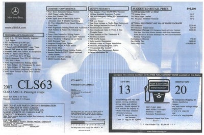 2007 Mercedes-Benz CLS63 AMG®