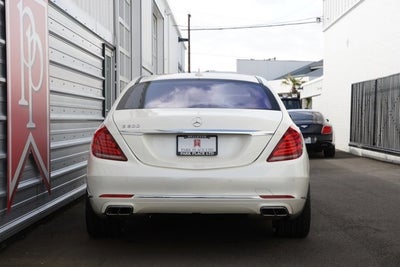 2015 Mercedes-Benz S-Class S 600