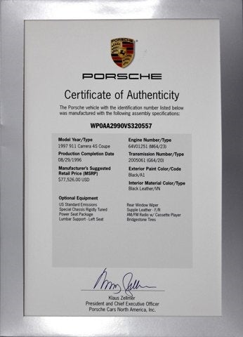 1997 Porsche 911 Carrera 4S