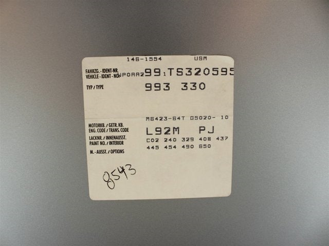 1996 Porsche 911 Carrera