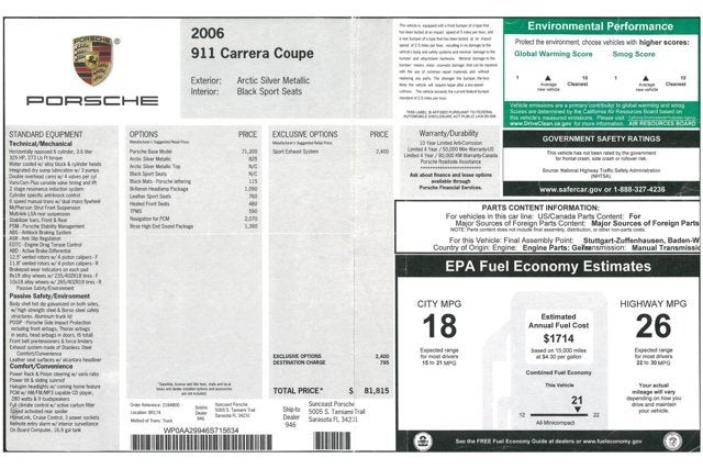 2006 Porsche 911 Carrera