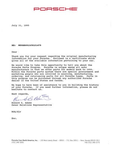 1988 Porsche 911 Carrera