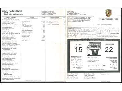 2001 Porsche 911 Turbo