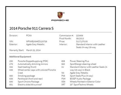 2014 Porsche 911 Carrera S