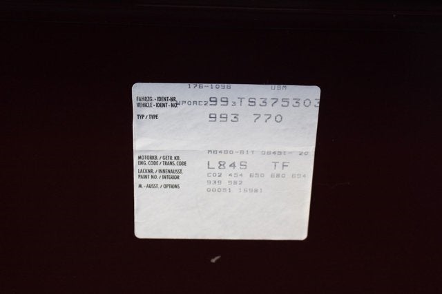 1996 Porsche 911 Turbo 2dr Carrera Turbo Cpe