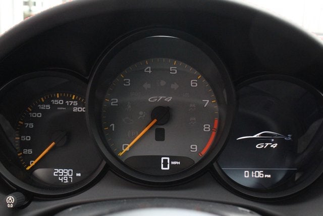 2016 Porsche Cayman GT4