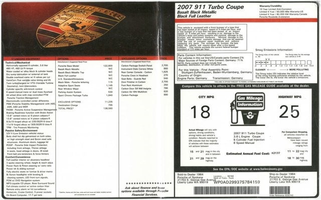 2007 Porsche 911 Turbo