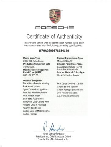 2007 Porsche 911 Turbo