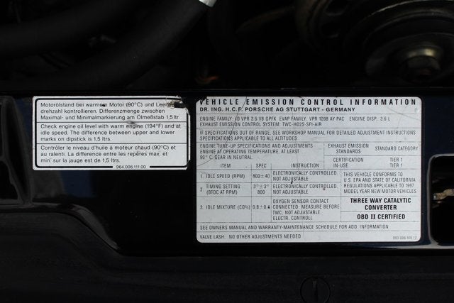 1997 Porsche 911 Carrera 4 Cabriolet