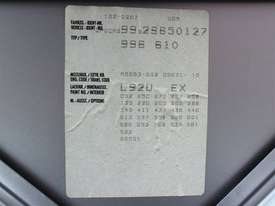 2002 Porsche 911 Carrera 4 Cabriolet