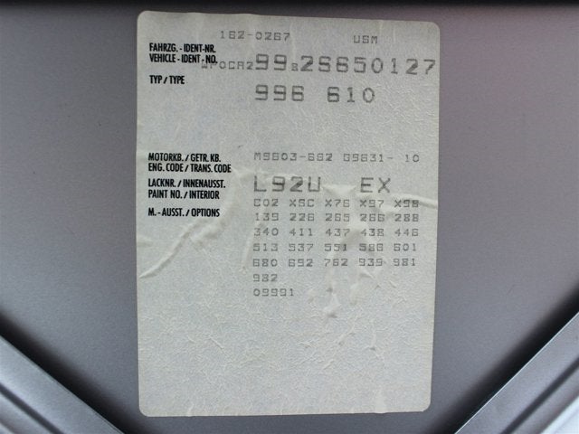 2002 Porsche 911 Carrera 4 Cabriolet