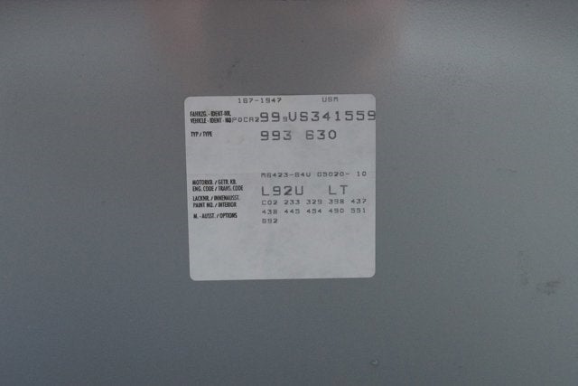 1997 Porsche 911 Carrera Cabriolet