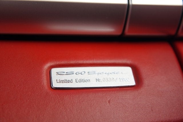 2008 Porsche Boxster RS 60 Spyder