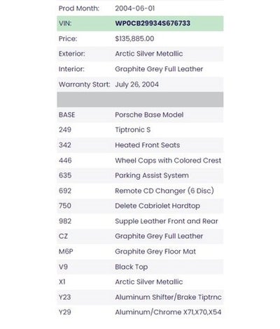 2004 Porsche 911 Turbo