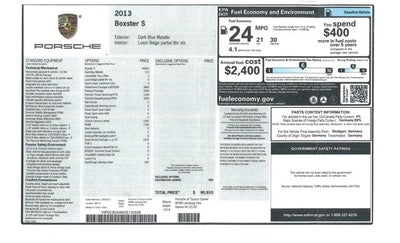 2013 Porsche Boxster S