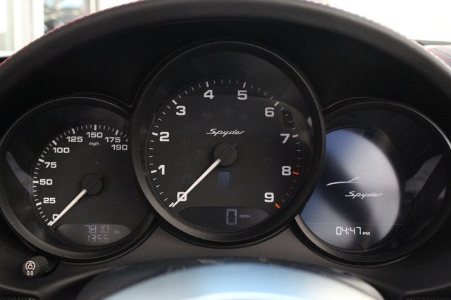 2016 Porsche Boxster Spyder