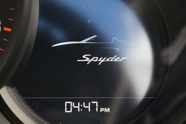 2016 Porsche Boxster Spyder