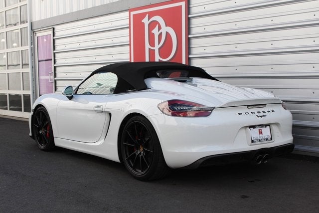 2016 Porsche Boxster Spyder