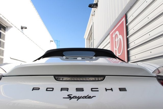 2016 Porsche Boxster Spyder