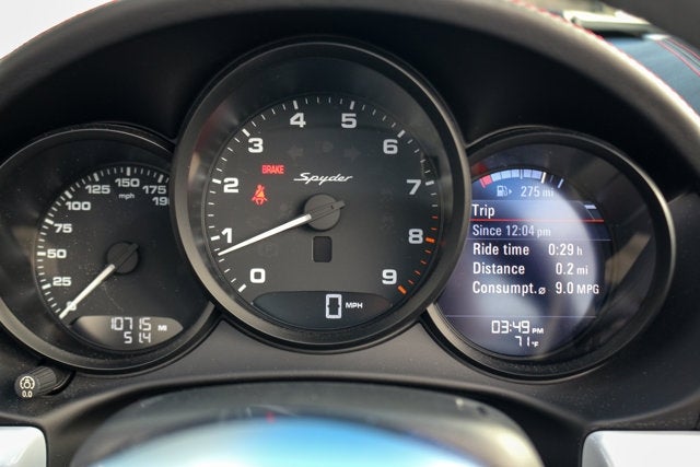 2016 Porsche Boxster Spyder