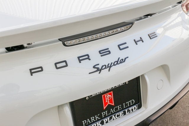 2016 Porsche Boxster Spyder
