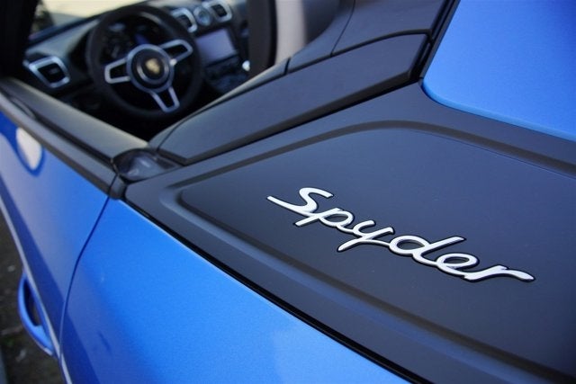 2016 Porsche Boxster Spyder