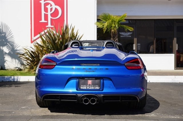 2016 Porsche Boxster Spyder