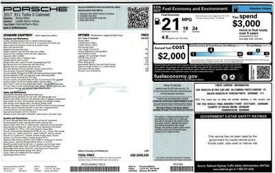 2017 Porsche 911 Turbo S Cabriolet