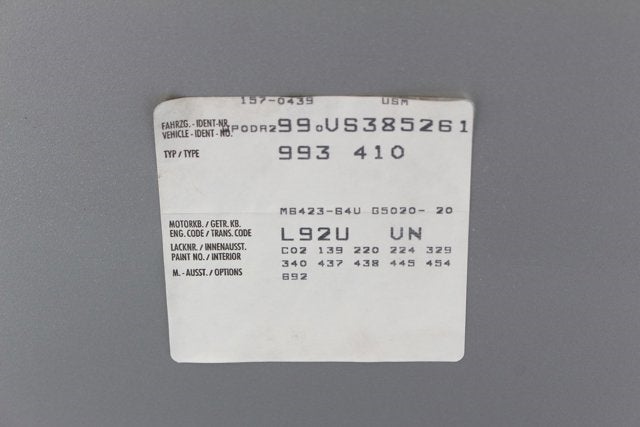 1997 Porsche 911 Carrera Targa