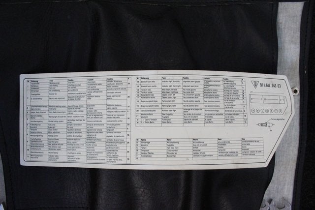 1989 Porsche 911 Carrera Targa