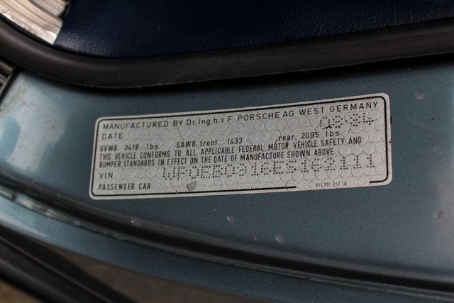 1984 Porsche 911 Targa