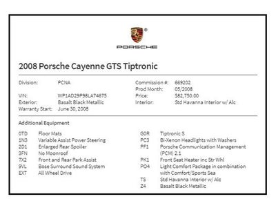 2008 Porsche Cayenne GTS
