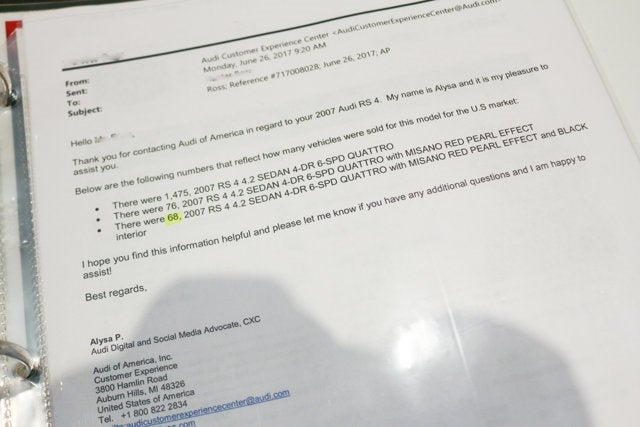 2007 Audi RS 4 4dr Sdn