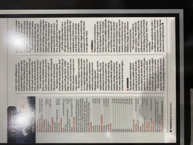 2011 Spectre SC32 Power Boat